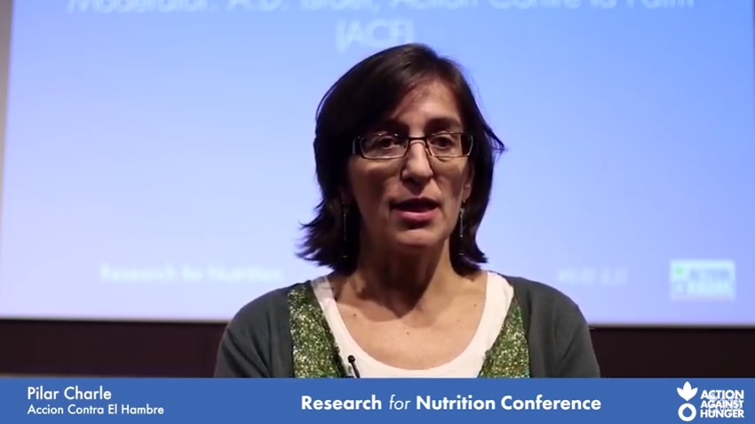Pilar Charle, nutricionista de Acción contra el Hambre