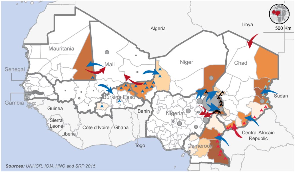 En los últimos años ha habido un aumento de más del 61% de la población desplazada en el Sahel
