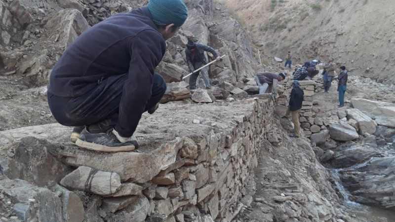 construcción en Afghanistán