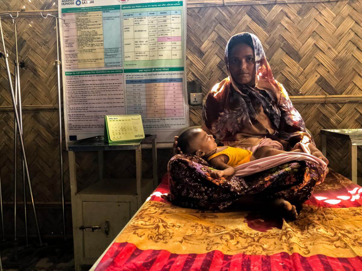 lactancia materna, desnutrición, Bangladesh, refugiados, rohingya