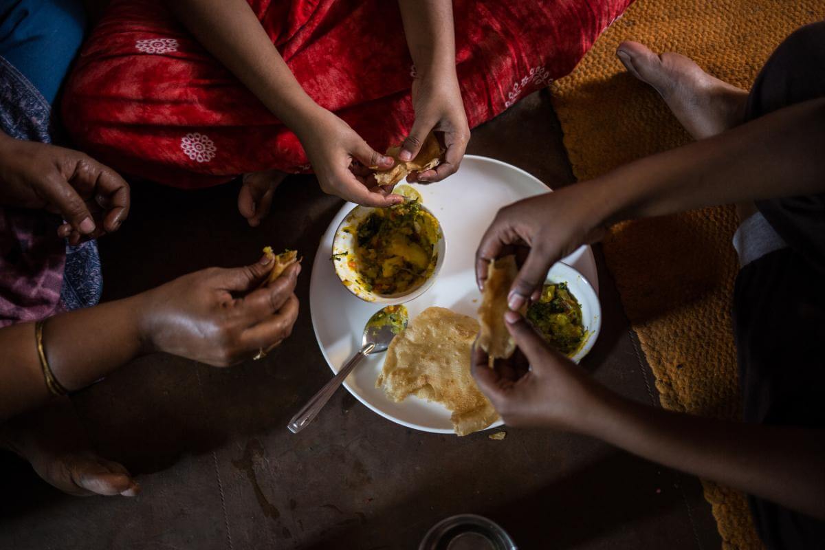 Comida, India, Govandi, desnutrición