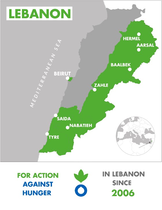 Lebanon map