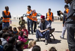 Jordania: Sensibilizamos sobre la importancia del agua en el campamento de Azraq