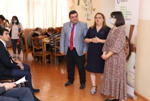 French Ambassador meets with mothers &amp; babies from Nagorno Karabakh