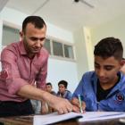 Una escuela renovada trae un espíritu nuevo a Alepo
