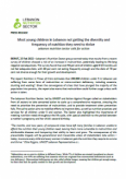 PRESS RELEASE- Nutrition Sector Calls for Action
