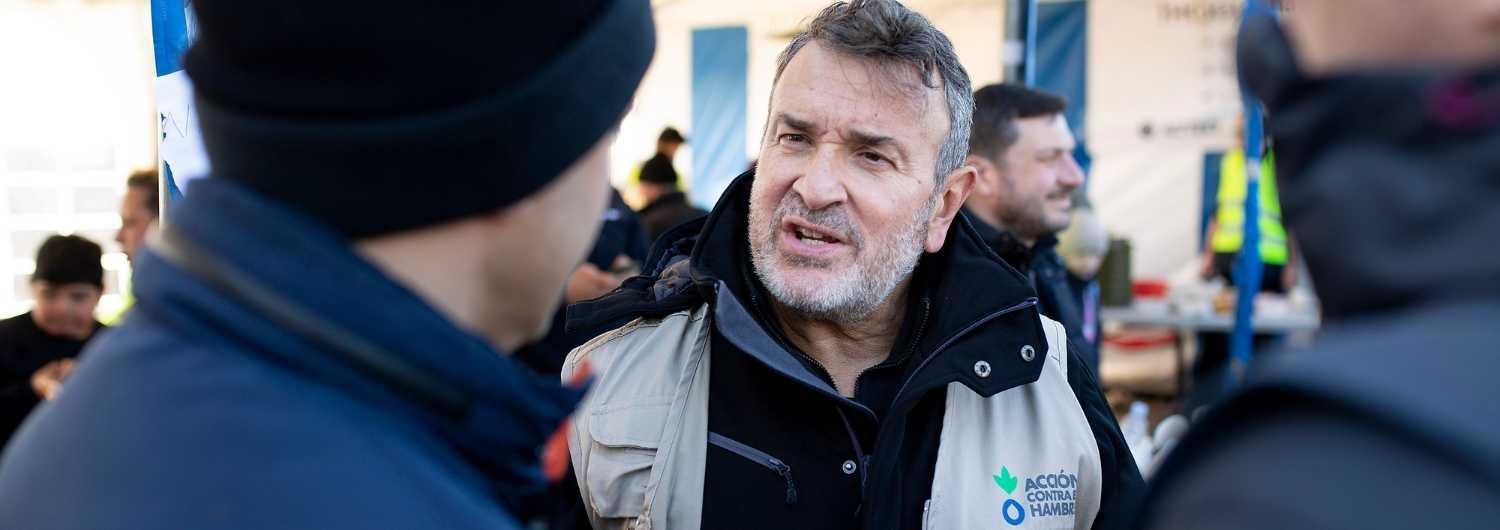 El director general de Acción contra el Hambre, Olivier Longué, se ha desplazado hasta la frontera moldava con Ucrania para evaluar la situación de los refugiados. 