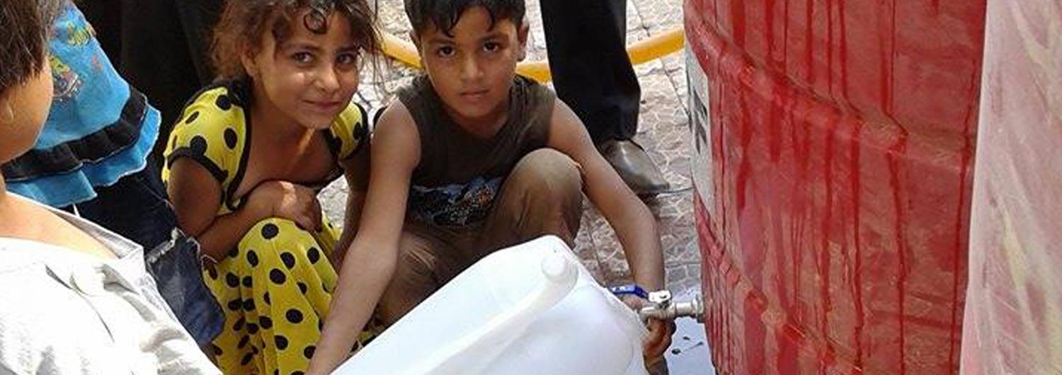 Siria: distribución urgente de agua en Hasakeh