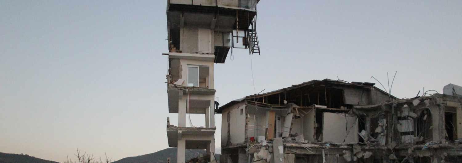 Edificio derrumbado en Turquía