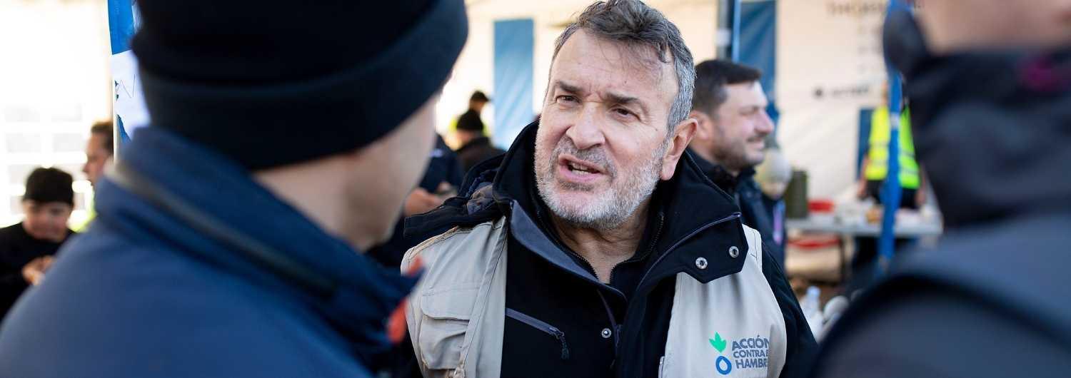 El director general de Acción contra el Hambre, Olivier Longué, se ha desplazado hasta la frontera moldava con Ucrania para evaluar la situación de los refugiados.