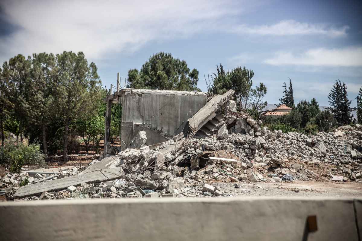 Context images of destruction scenes due to conflict in Baalbek, Hermel (North Lebanon). © Elisa Bernal Arellano for Action Against Hunger